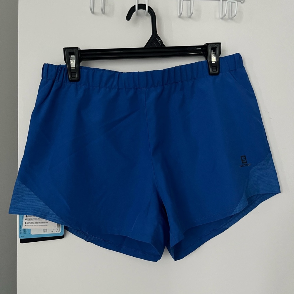 Salomon Women's Blue Running Shorts (Size: M)